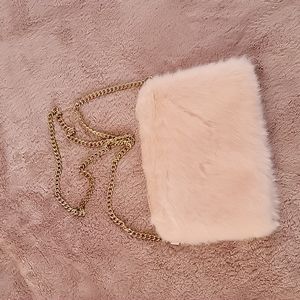 Forever21 Fuzzy Chain Purse
